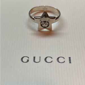 Authentic Gucci cat ring